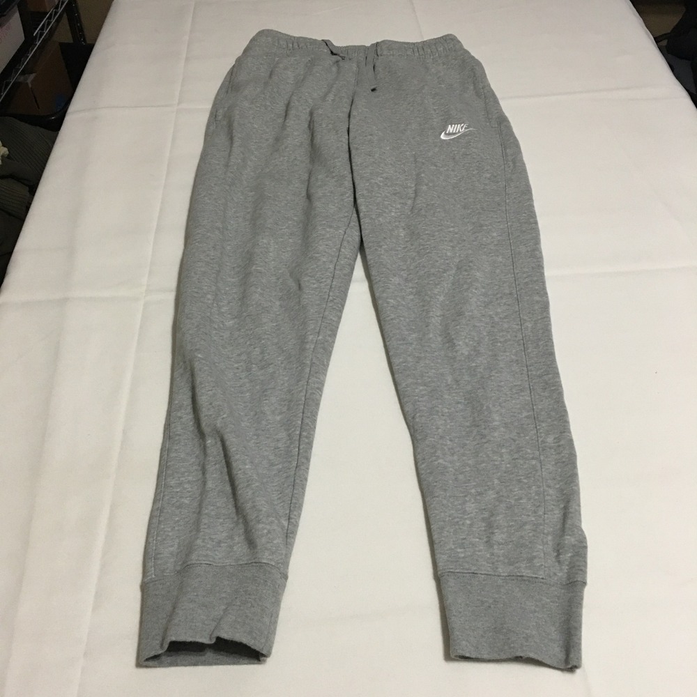 Nike Sportswear Club Fleece Joggers Mens Small Gray Sweatpants